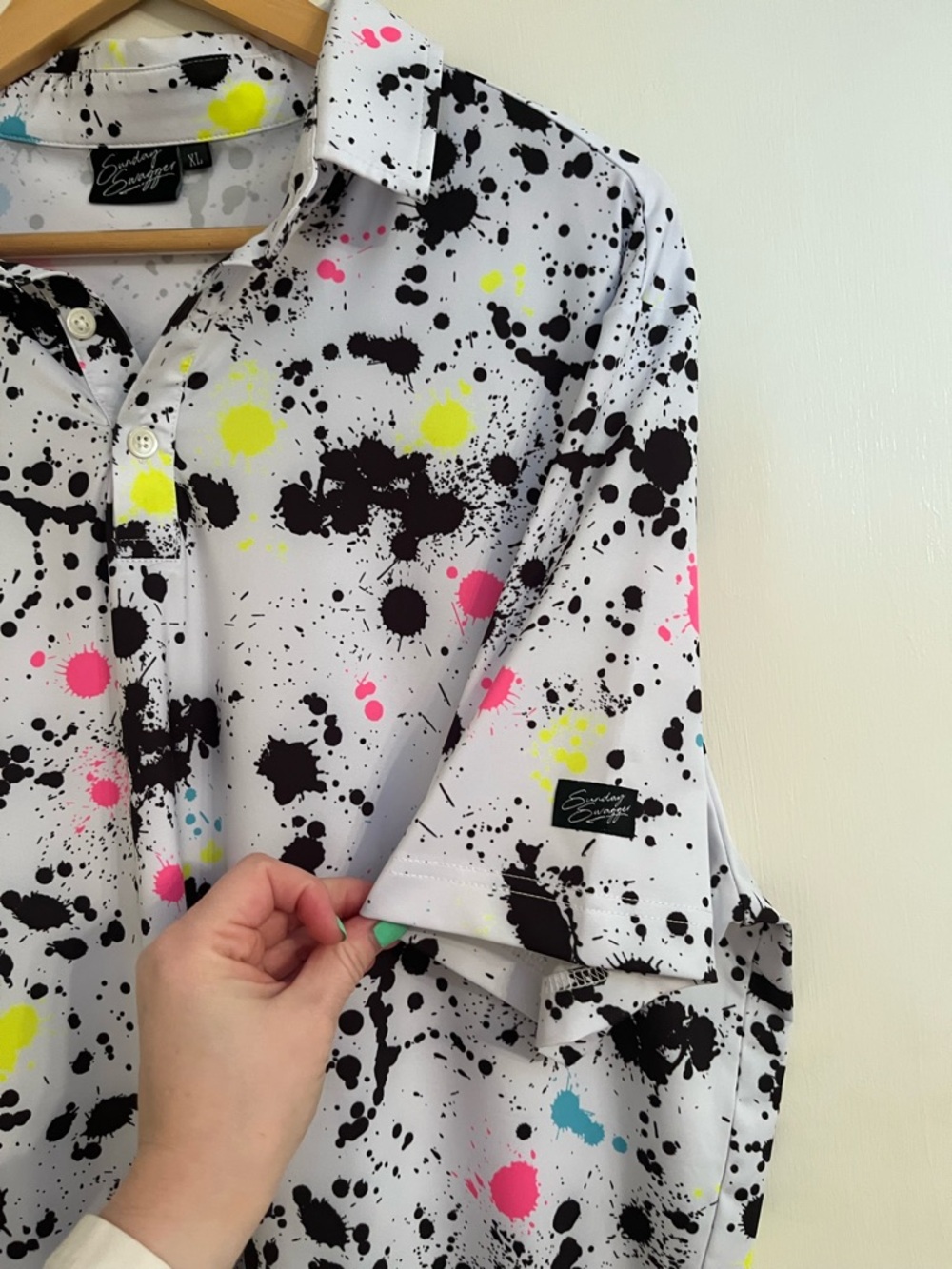 Sunday Swagger Polo - Splatter - Picture 5 of 6